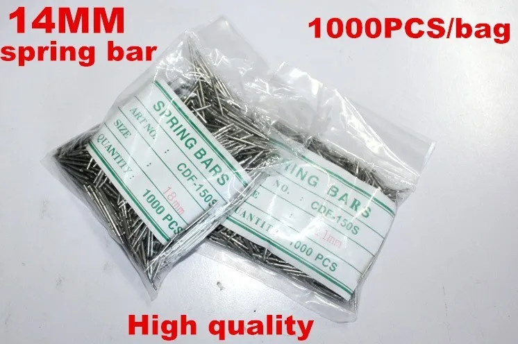 

Wholesale 1000PCS / bag High quality watch repair tools & kits 14 MM spring bar watch repair parts -041416
