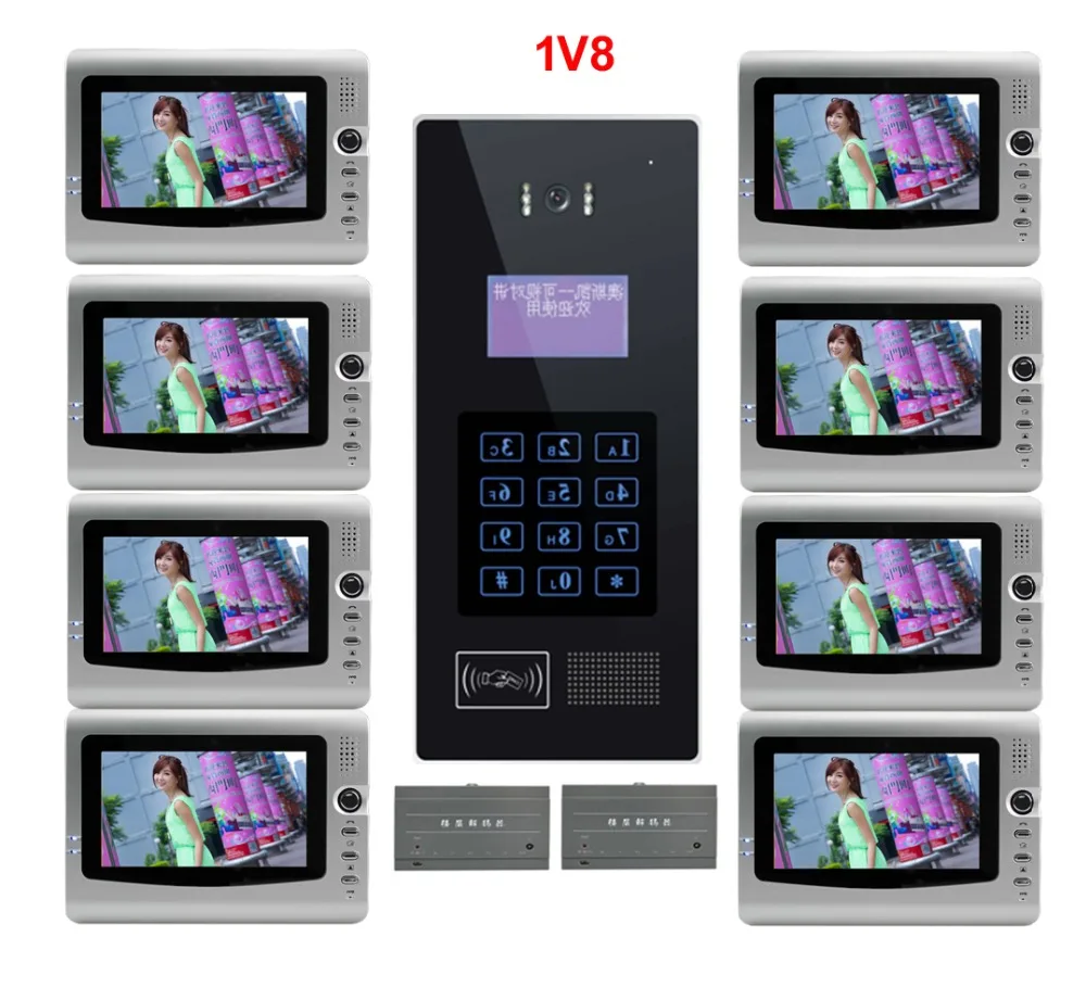 XinSiLu домофонная система TFT цвет 7 &quotLCD видео телефон двери l IR Домашняя