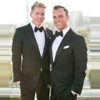 2019 custom groom wear suits slim fit black luxury wedding suit for groom tuxedo business men party suits