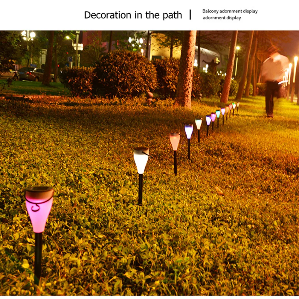 Светодиодный светильник на солнечной батарее s садовая лампа для лужайки 3 режима