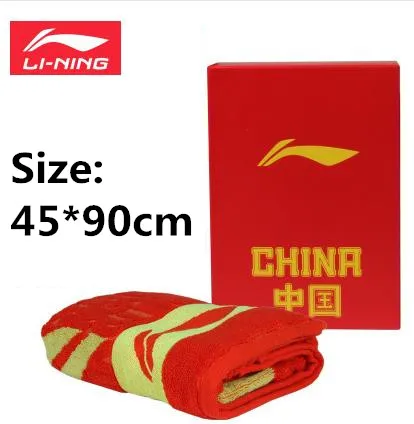 Li Ning спортивное полотенце супер большое 100% хлопок для тренажерного зала банные