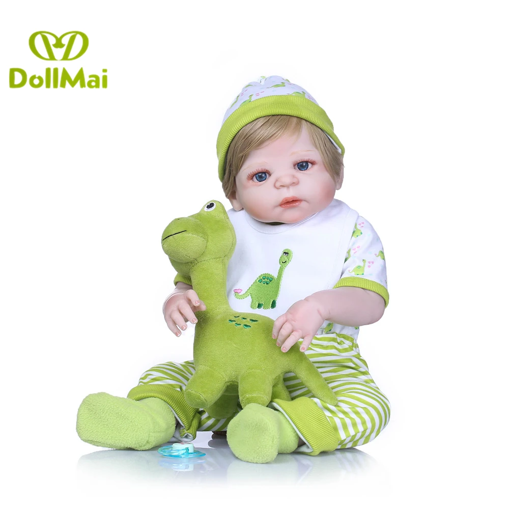 23 &quot57 см силиконовые куклы reborn Baby boy реалистичные bebe для новорожденных принцессы