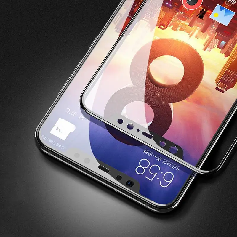 9D Full Cover Tempered Glass for Xiaomi Mi 8 SE EE Lite Pro 5X 5S Screen Protector on Xiomi 6 6X A1 A2 F1 Protective | Мобильные