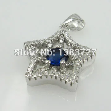 Sinlifu Most women love charm and beautiful 925 sterling silver cz jewelry single big stone pendant RSFY5521A-P | Украшения и
