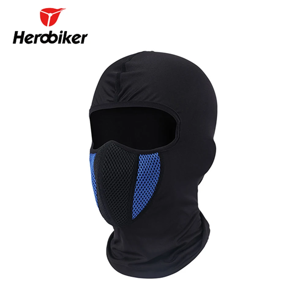 HEROBIKER мотоциклетная маска, маска для лица, Балаклава, маска для всего лица, капот, тушь для ресниц, маска байкера, тушь для ресниц, мото 4 цвета