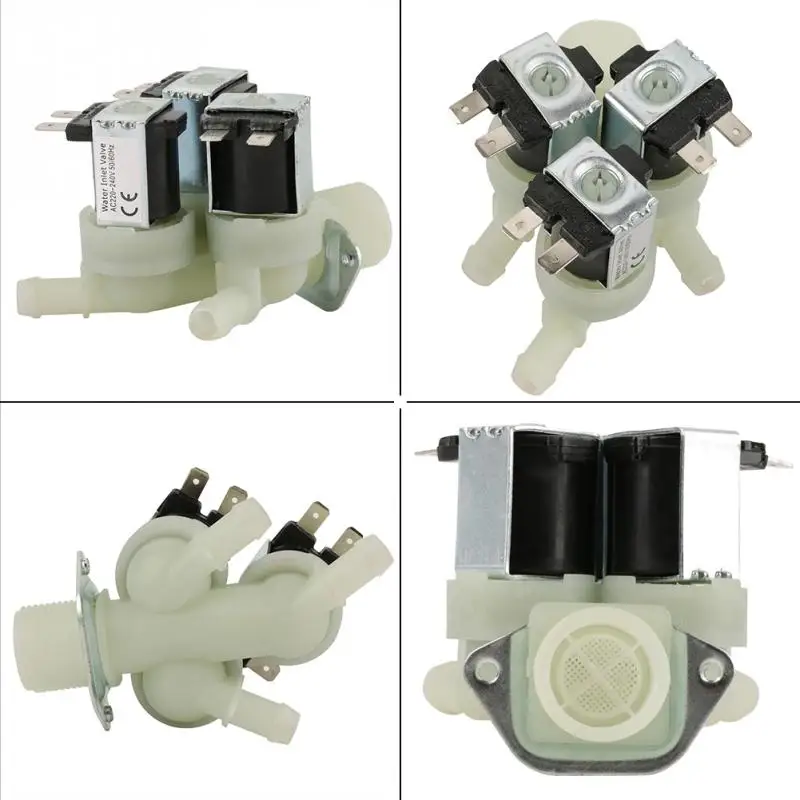 1 шт. AC 220V G3/4 дюймовый электромагнитный клапан 3-ходовой Электрический электромагнитный клапан подвода воды N/C Обычный Электрический соленоид клапан