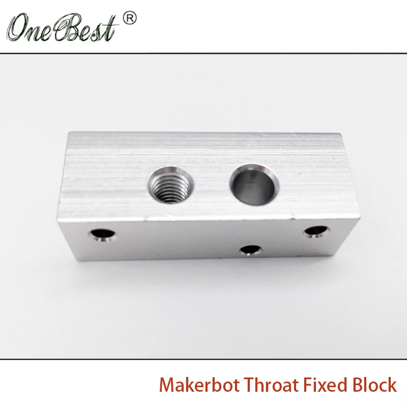 Экструдер Makerbot MK8 с одной головкой 42x16x13 мм алюминиевый блок для 3D-принтера |