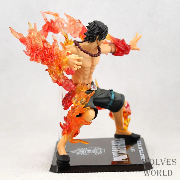 Аниме One Piece Portgas D Ace Battle Ver. Экшн фигурка Fire Fist из ПВХ Коллекционная модель игрушки 6