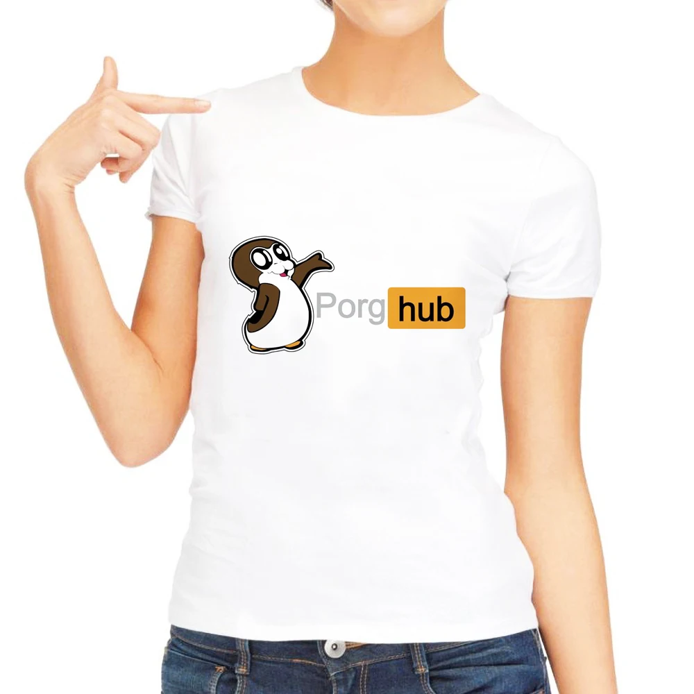 Pocket Porg футболка женская мода Звездные войны одежда короткий рукав крутые