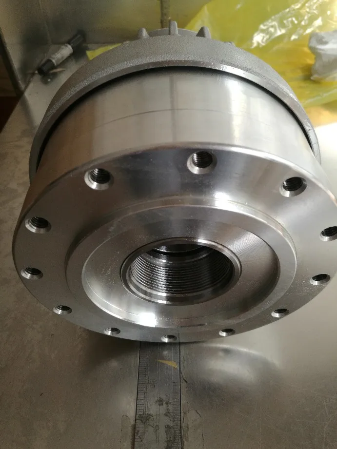 Гидравлический роторный цилиндр полый токарный станок патрон с тремя захватами