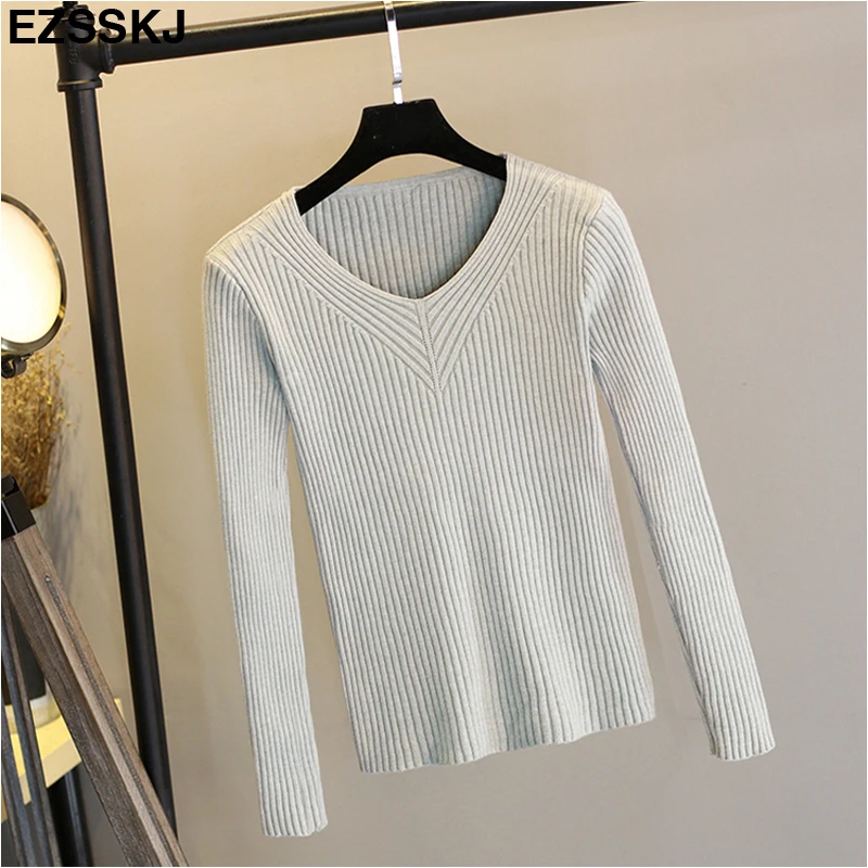 Женский плотный теплый вязаный свитер сексуальный пуловер большого размера с