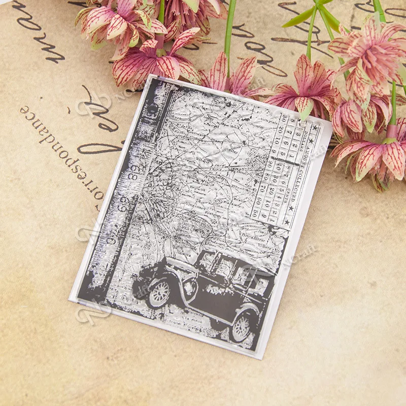 Винтаж черный олень веб-Скелет Прозрачный силиконовый штамп для уплотнения DIY