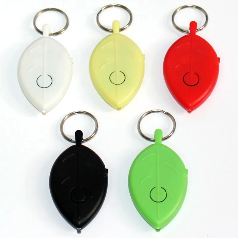 Mini Key Finder Practical Portable Anti-lost Keychain Leaf Whistle Induction Sound LED Light Anti-Lost Alarm | Безопасность и