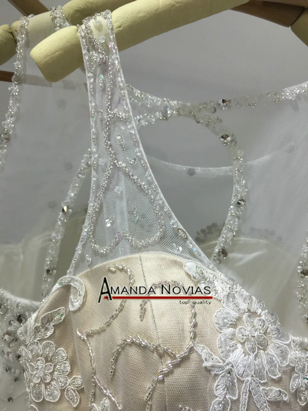 Женское свадебное платье Русалка цвета шампань без бретелек|mermaid wedding dresses|wedding