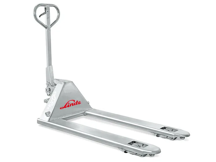 Ручной поддон Linde M20G 2t гидравлический оцинкованный с ручным подшипником из