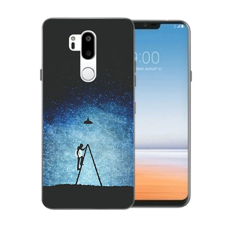 6 1 дюйма для LG G7 тонкий ТПУ установлены телефонные чехлы ThinQ с узором ночного неба