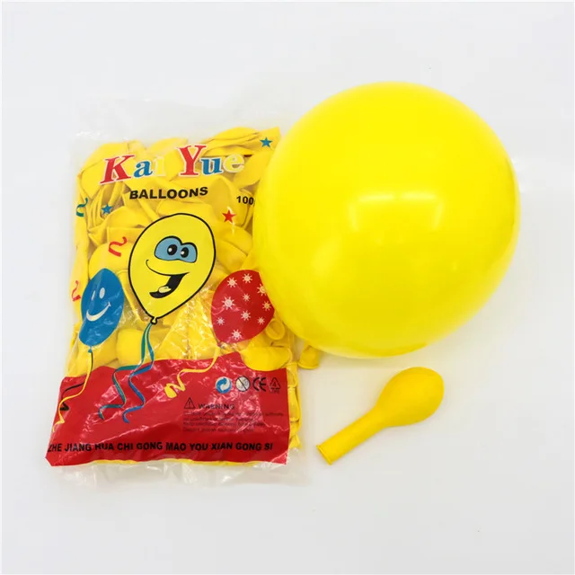 yellow 20 шт Новые Популярные 10 дюймовые серые розовые шары смешанные цвета матовые латексные шары надувные свадебные праздничные декоративные шары - Цвет: yellow