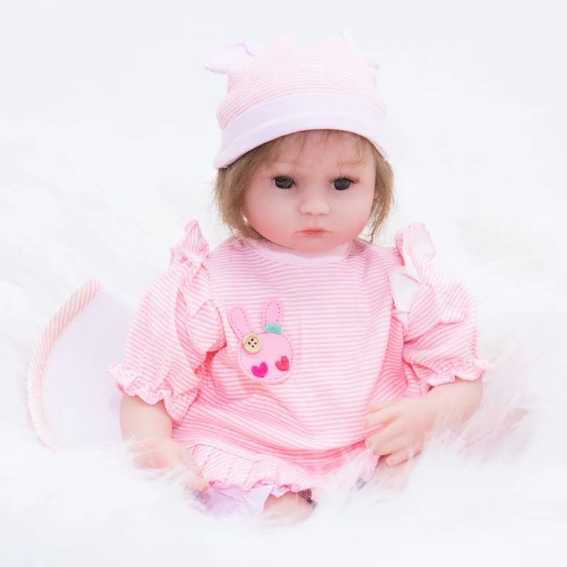 LEOOFU 45 см ткани тела подарок на новый год для малышей милый BeBe возрождается тело