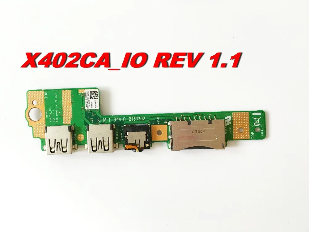 Оригинал для ASUS X402CA USB аудио Reade плата X402CA_IO REV 1 протестирована хорошая бесплатная