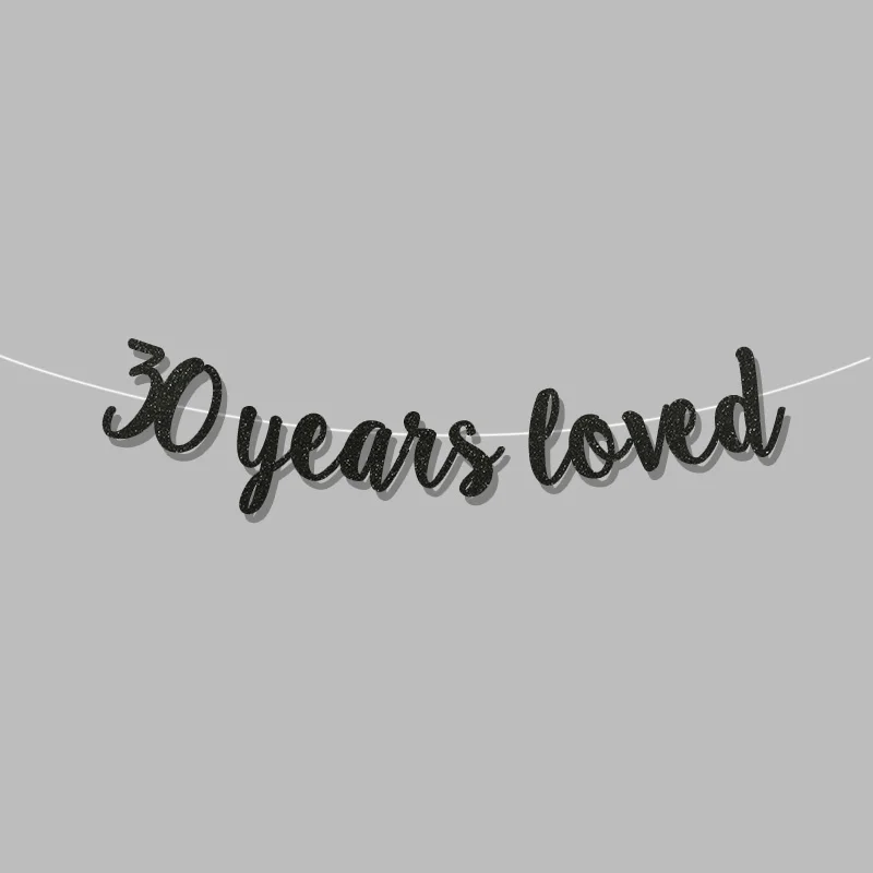 Баннер с надписью happy birthday 30 лет|Флажки вымпелы и конфетти| |
