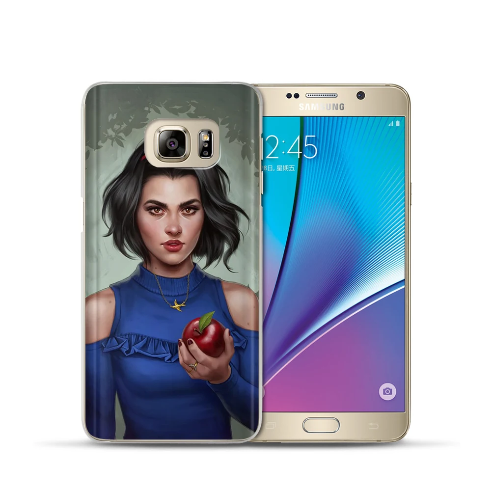 For Samsung Galaxy a7 2018 Case Luxury Modern Princess Tinker Bell Cinderella Snow White Etui A6 A8 A5 A9 2017 Coque |