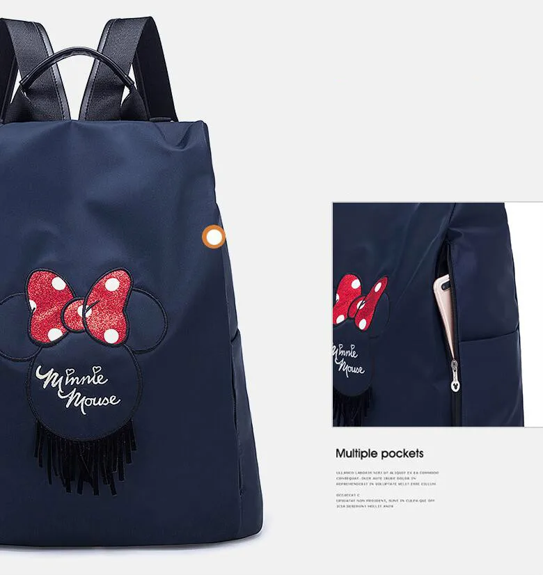 Сумка для подгузников для мам disney, сумка для подгузников для мам, сумка для детских подгузников, дорожный рюкзак для мам, дорожная коляска с Минни Маус, Детская сумка