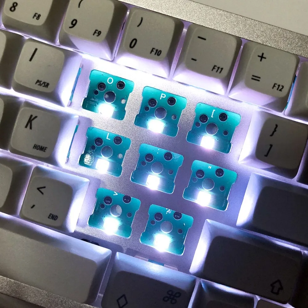 KBDfans тофу HHKB RGB Горячая замена DIY KIT без колпачков и переключателей для