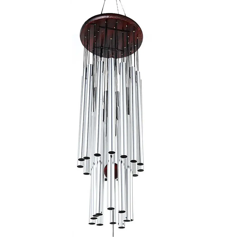 

Solid Wood Bronze Wind Chimes Metal Multi-Tube Anti-Rust Wind Chime Copper Alloy Oversized Door Wall Hanging Home Decor