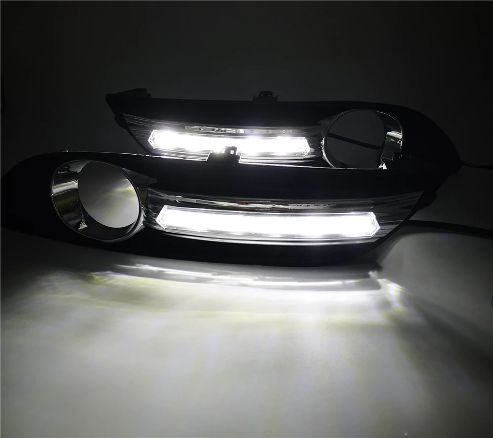 Автомобильный мигающий 1 комплект для Nissan Sylphy Sentra 2012 2013 светодиодный DRL дневные ходовые огни дневного света с указателем поворота