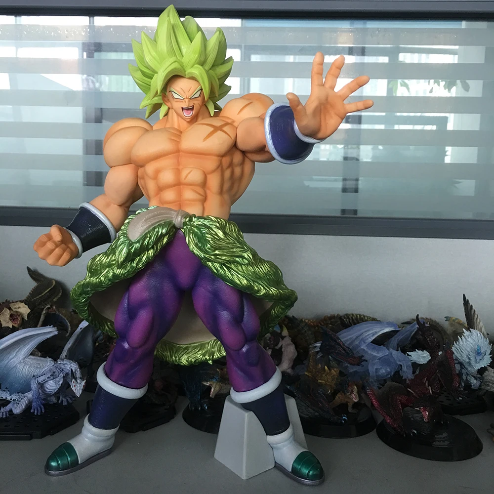 34 см большая Оригинальная фигурка Banpresto Dragon Ball, Супер Saiyan Broly Broli, ПВХ фигурка, модель, игрушки, фильм, фигурка Borly