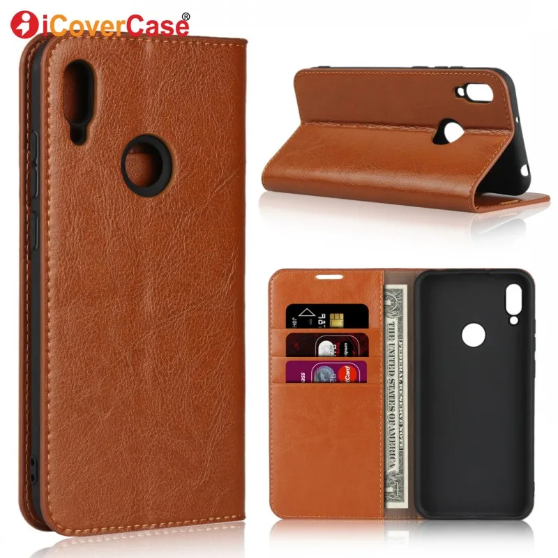 

Кошелек из натуральной кожи для Huawei Y6 2019, чехол, Роскошный аксессуар для телефона, флип-чехол для Huawei Y6 Prime 2019, чехол, футляр