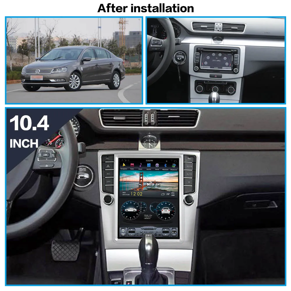 

Tesla Android 8.1 Car No DVD player GPS Navigation For Volkswage Magotan CC 2011-2014 multimedia radio palyer head unit recorder