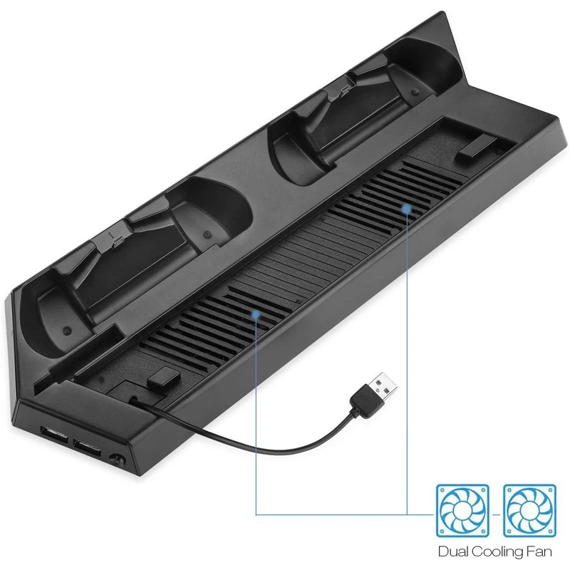 JKING игра консольная стойка для PS4 Slim консоли вертикальная игровая док-станция с