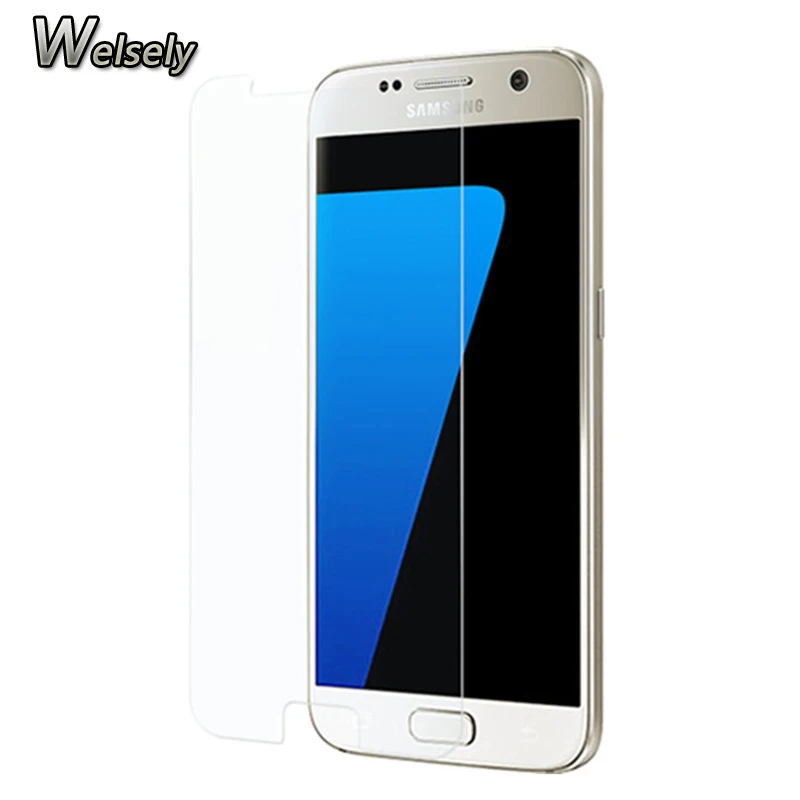 Тонкая закаленная Защитная стеклянная пленка для экрана Samsung Galaxy S7 G9300 прозрачная
