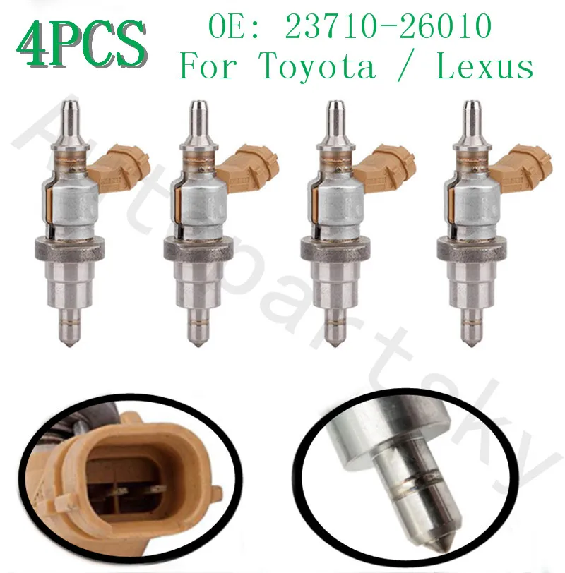 

Топливные форсунки 23710-26010 2371026010 для Toyota Corolla Auris Avensis 1ADFTV Rav4 2ADFHV 23710-26011 23710-26012 восстановленные