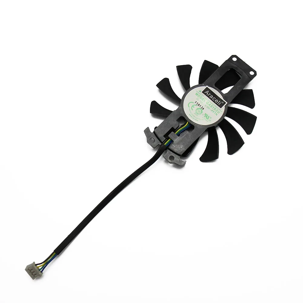 1PCS 3 шт./лот 75 мм GA81S2U 4PIN GTX980 GTX970 VGA охлаждающий вентилятор GPU Замена для ZOTAC Geforce GTX 980-4GD5 GTX 970 AMP 4G графическая карта - Цвет лезвия: 1PCS