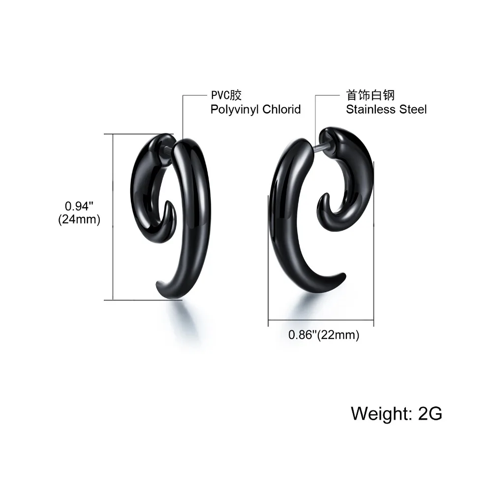 Женские серьги гвоздики из акриловой смолы черного цвета|jewelry hoop earrings|jewelry findings