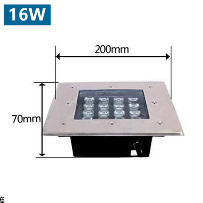 

LED Underground Light 9W 12W 16W 18W 24W 36W Buried Recessed Floor Inground Yard Path Landscape Lamp Outdoor Lighting