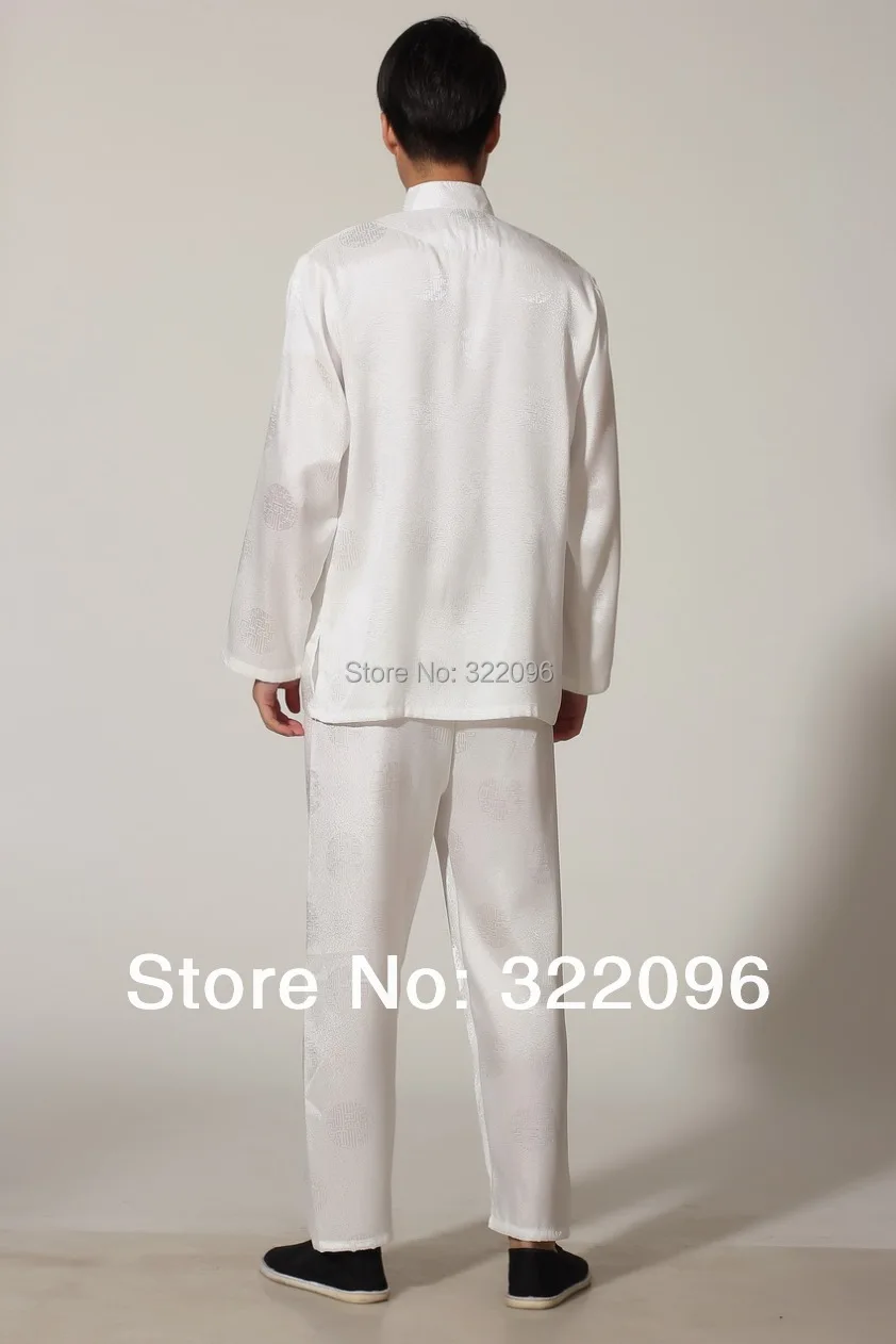 

Shanghai Story chinese traditional men chinese kung fu suit chinese Tai chi suit jacket + pants kung fu uniform 5 color M0049