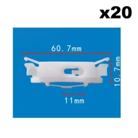 20x nylon for honda roof weather strip buckle