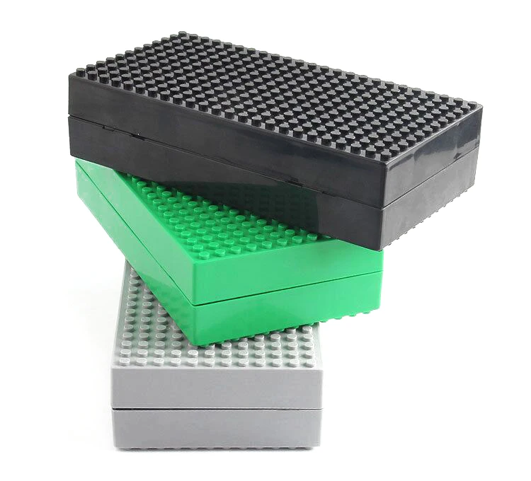 Портативный дом витрина Baseplates коробка для хранения совместима с основными