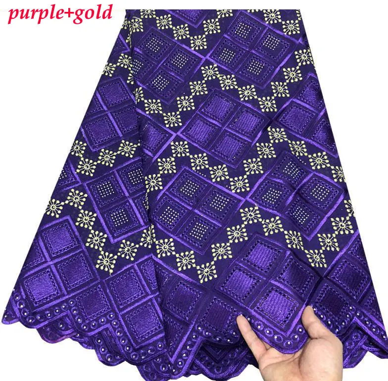 

2019 African Lace Fabric Embroidered Swiss Voile Lace In Switzerland Nigerian Lace Fabric Dry Cotton Lace Fabric BK024