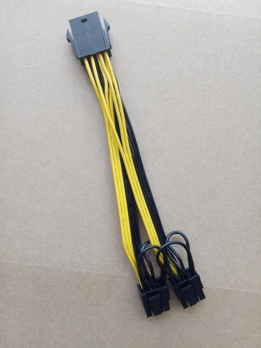 10x CPU 8Pin to Graphics Video Card Double PCI-E PCIe ( 6Pin + 2Pin ) Power Supply Splitter Cable Cord 15cm | Электроника
