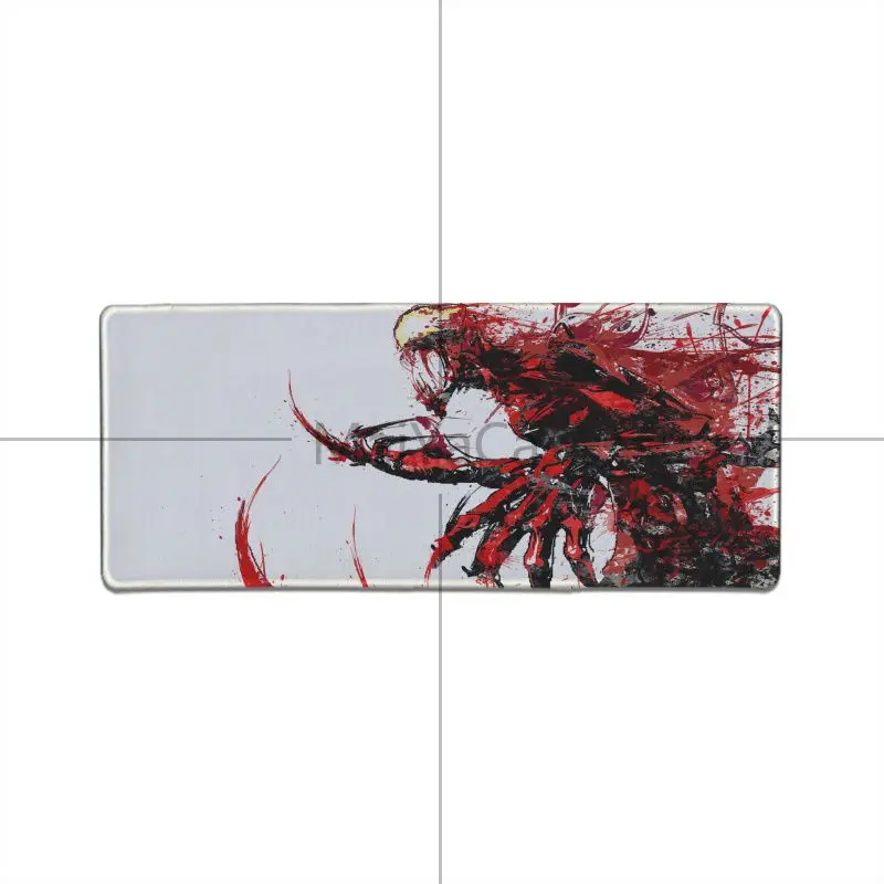 Lock Edge 40X90cm Maiyaca Custom Skin Marvel Comics Carnage резиновые коврик для мышки игры ноутбук ПК компьютер игровой коврик большой коврик для мыши геймер Коврик для мыши - Цвет: Lock Edge 40X90cm