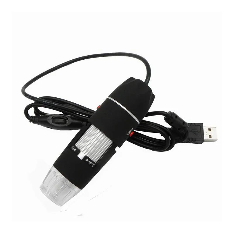 HD цифровой микроскоп 500X2 Мп зум 8 LED USB Ручной промышленный увеличительный