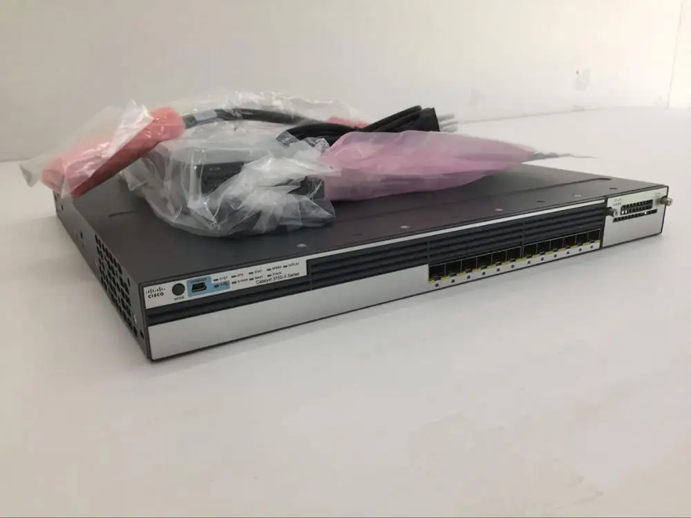 Новый Герметичный Стандартный катализатор C3750X 12-портовый Ethernet-коммутатор PoE Gigabit