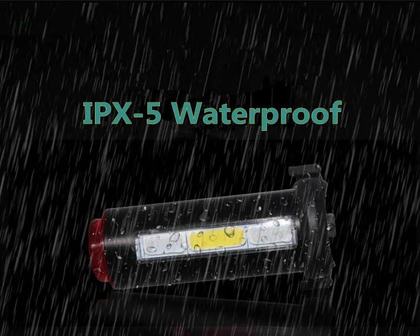 Велосипедный фонарь задний для велосипеда USB зарядка LED 360 градусов лазерный