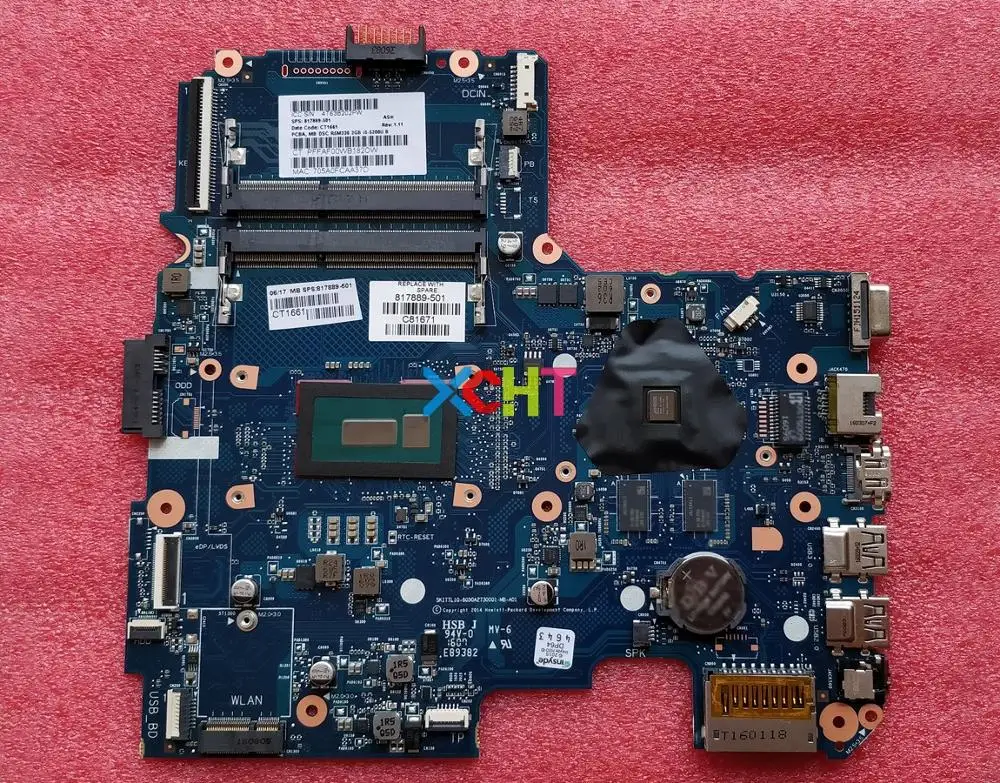 Для HP 240 246 G4 817889 501 001 601 w i5 5200U CPU 6050A2730001 MB A01 R5/M330 2G материнская плата