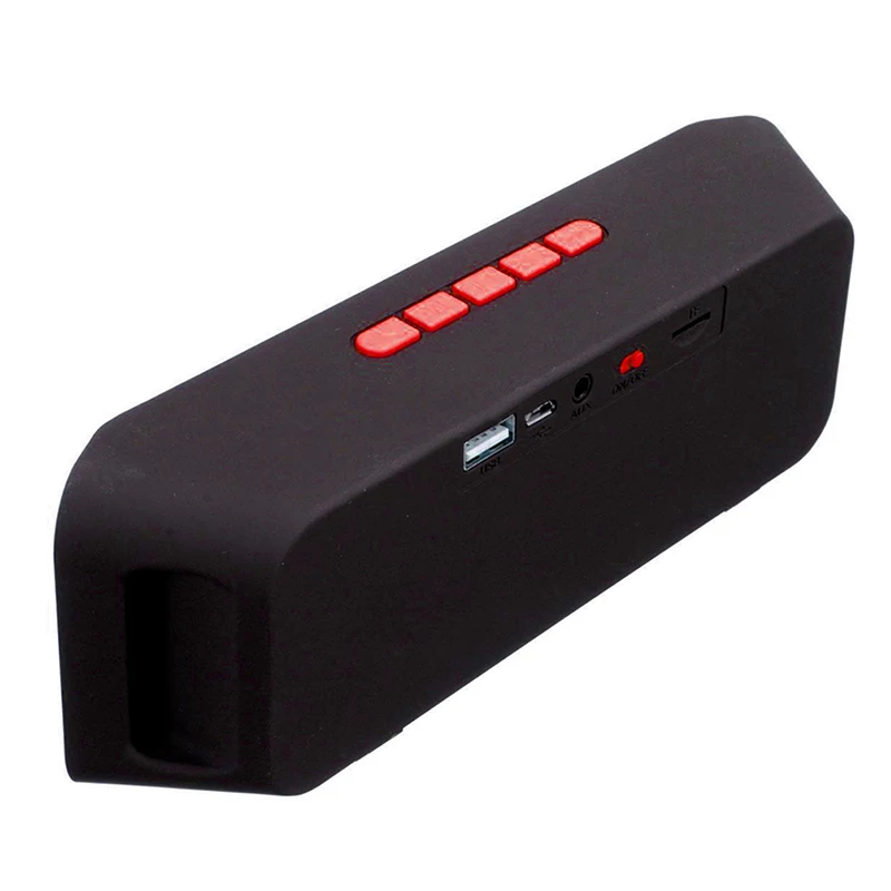Мини Беспроводная Bluetooth колонка USB FM Радио стерео супер бас MP3 плеер