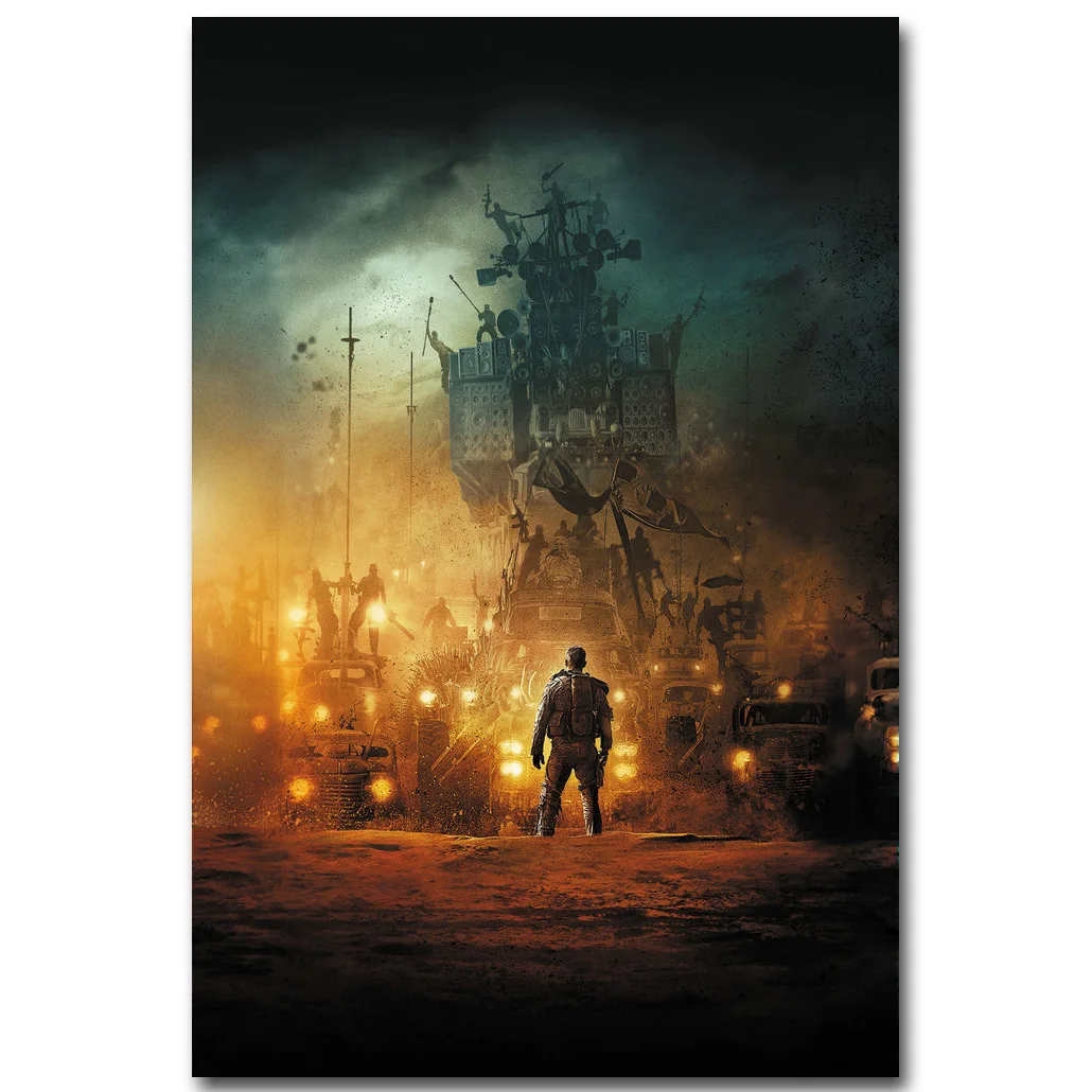 Печатный постер из шелковой ткани MAD MAX FURY ROAD Art 13x20 24x36 дюймов картина фильма для